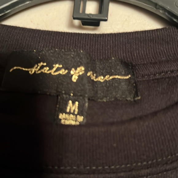 - State of mind ladies sweatshirt black color size 2xl - Picture 3 of 6